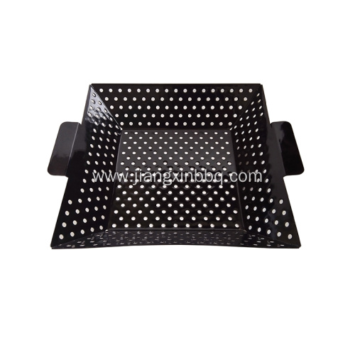 12 Inch Square Enamel Grilling Wok